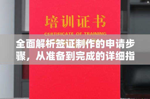 万源全面解析签证制作的申请步骤，从准备到完成的详细指南